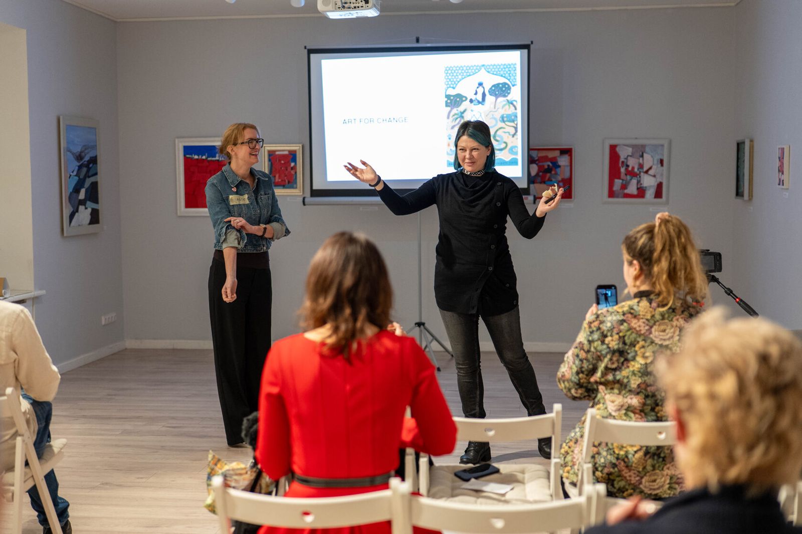 CCAP participants during a creative residency